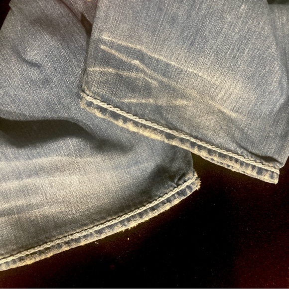 Rare! Ricky Ropestitch True Religion size 34x34 Customized painted back pockets! - Picture 12 of 12